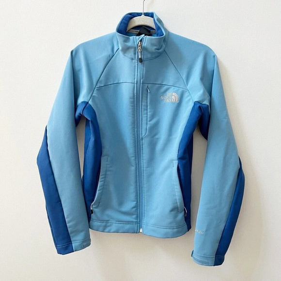 The North Face TNF APEX Womens Navy Blue Softshell Full Zip Jacket Size Small - Picture 1 of 11